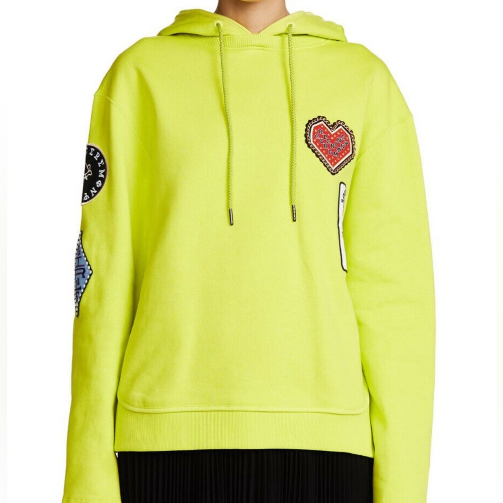 Opening Ceremony Hoodie Pullover Rare Lime Green Chloe XL Y2K 00s